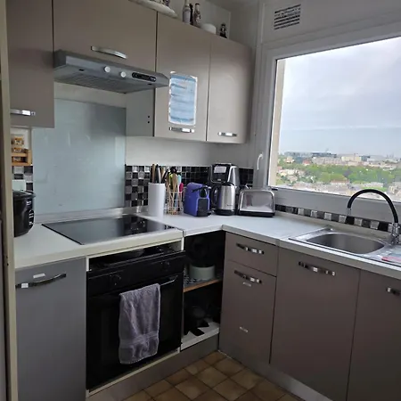 Chambre#1privée En Colocation Vue Sur Paris Tour Eiffel Séjour chez l'habitant
